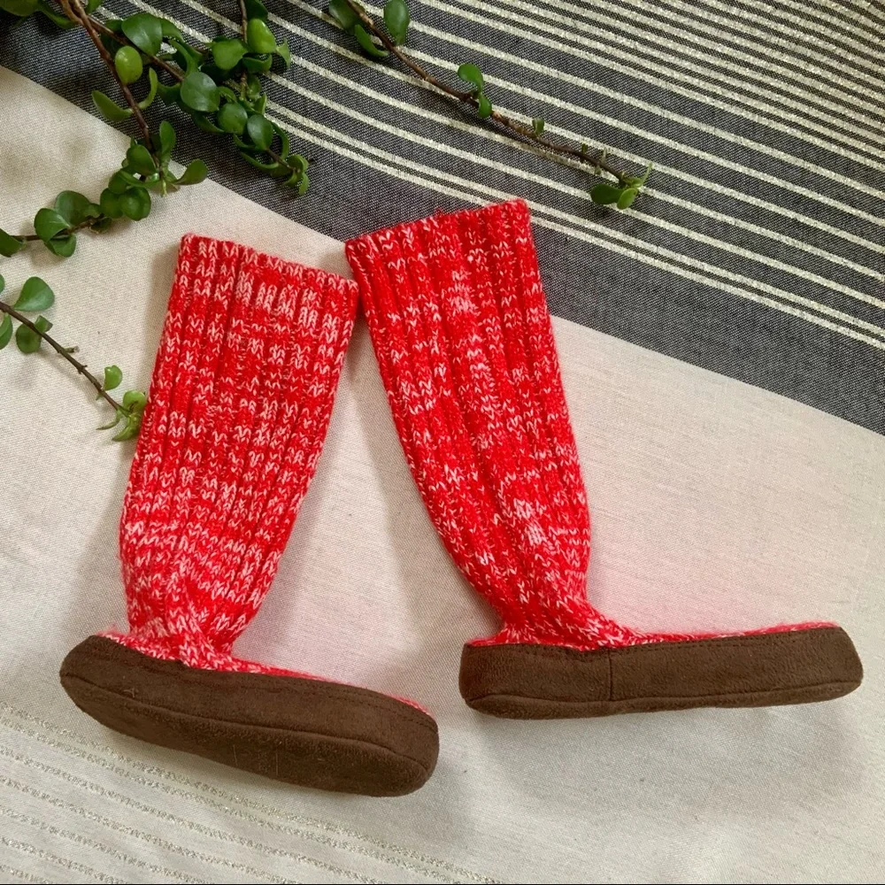 Gap Toddler Tall Knit Slipper Socks- Size 7/8